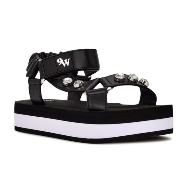 9W Size 9 Cutie Platform Sandals - Picture 1 of 3